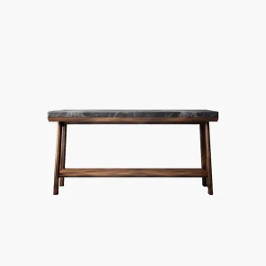 طاولة جانبية موديل 200-114-08 من ايكيا، لون اسود، بلاستيك