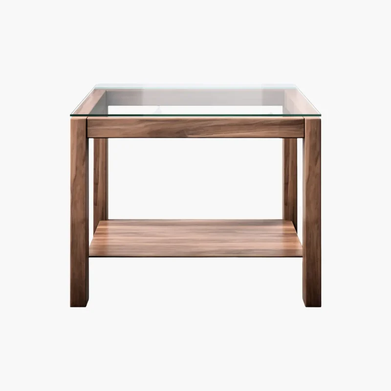 طاولة مكتب خشبية ايريس بتصميم هندسي للدراسة من ديك اب